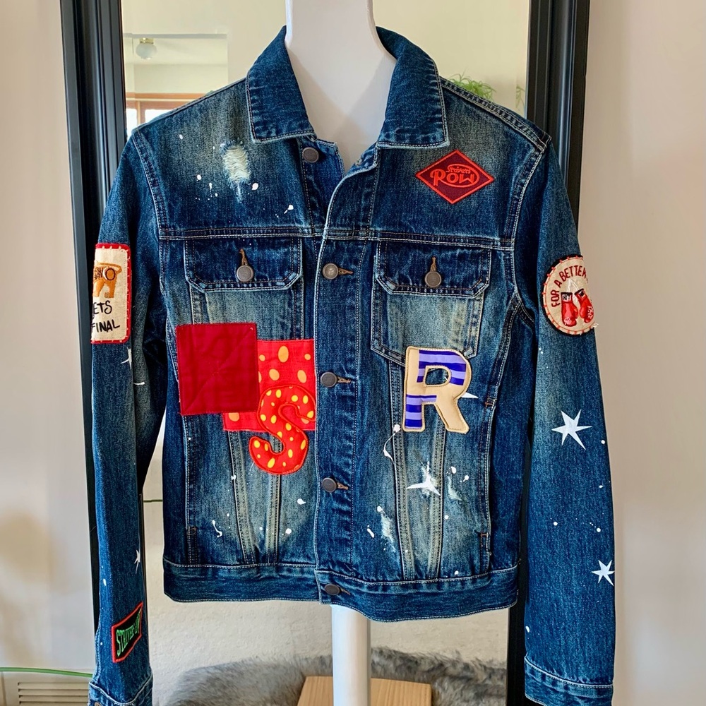 STRIVER’S ROW Denim Boxing Jacket - Picture 2 of 6